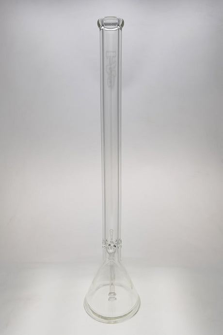 TAG 30" Beaker Bong 50x9MM with Rasta logo, 28/18MM Downstem, Front View on White Background