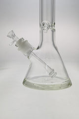 TAG 30" Beaker Bong with Rasta accents, 50x9MM heavy wall, 28/18MM downstem, front view on white
