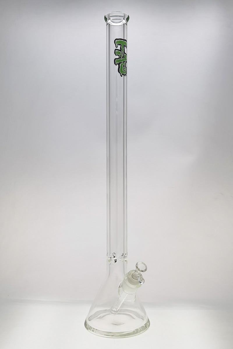 TAG Rasta Logo 30" Beaker Bong 50x9MM with Thick Glass and 28/18MM Downstem