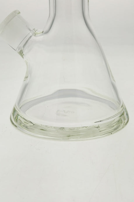 Close-up of TAG 30" Beaker Base 50x9MM with Rasta Design - Heavy Wall Borosilicate Glass