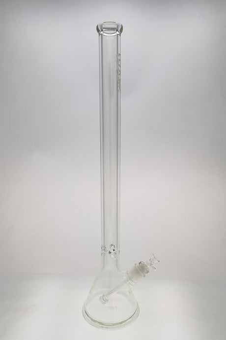 TAG 30" Beaker Bong 50x9MM with Rasta Logo, Front View on White Background
