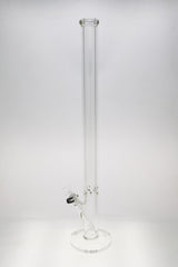 TAG 30" Straight Tube Bong, 50x9MM with 18/14MM Downstem, Front View on White Background