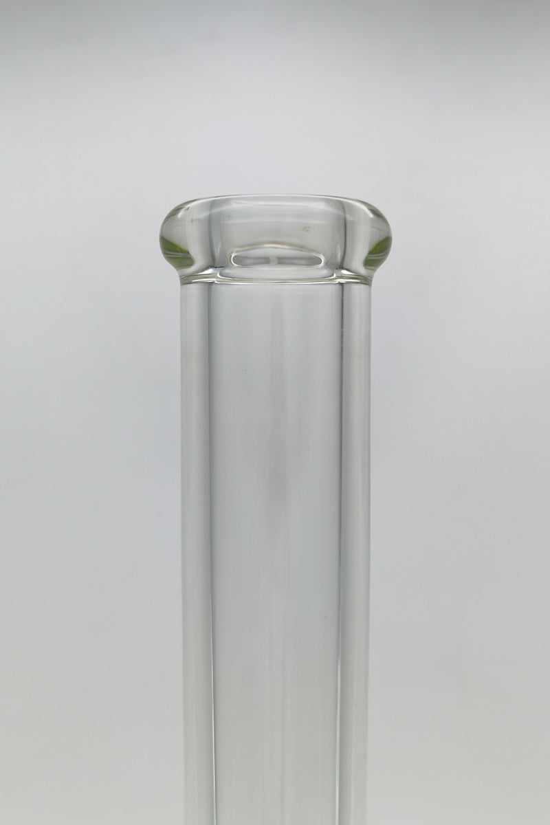 TAG 30" Straight Tube Bong by Thick Ass Glass, 50x9MM with 18/14MM Downstem, Front View
