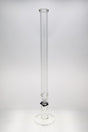 TAG 30" Straight Tube Bong, 50x9MM with 18/14MM Downstem, Front View on White Background