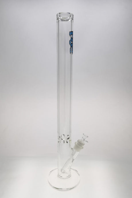 TAG 30" Straight Tube Bong 65x7MM with 28/18MM Downstem, Front View on White Background