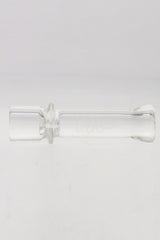 TAG 3.25" Chillum by Thick Ass Glass - Clear Borosilicate Glass Hand Pipe Front View