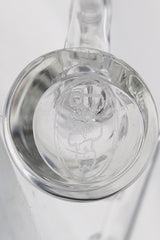 TAG 3.25" Fixed Showerhead Pocket Rig Top View showing 10MM Male Joint and Percolator