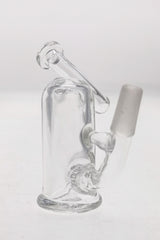 TAG 3.25" Fixed Showerhead Pocket Rig by Thick Ass Glass, 10MM Male Joint, Side View