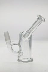 TAG 3.25" Pocket Rig with Natural Diffuser, 25x4MM Glass, 10MM Male Joint, Angled Side View