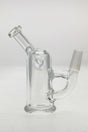 TAG 3.25" Clear Glass Pocket Rig with Natural Diffuser, 10MM Male Joint, Side View