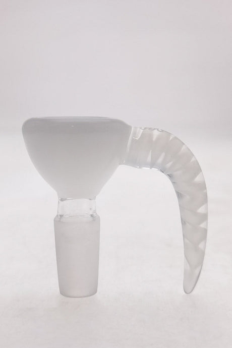 TAG 4 Hole Disc Screen Slide with Horn Handle for 14mm Bongs - Side View