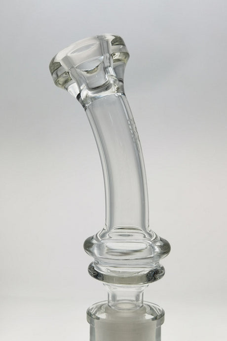 TAG 4" Neck 22x3MM Clear Glass with 18MM Male Joint - Close-Up Side View