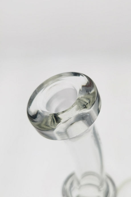 TAG 18MM Male Joint Close-Up - Thick Ass Glass with 4" Neck, Clear Borosilicate