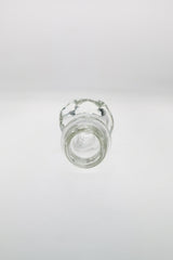 TAG 4.5" Clear Borosilicate Glass Spoon Pipe with Large Carb and Mouthpiece, Front View