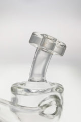 TAG 4.5" Mini Inline Recycler Dab Rig with 10MM Female Joint, Close-Up Side View