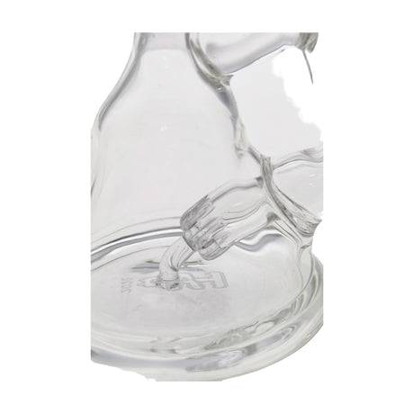Close-up of TAG 4.5" Mini Inline Recycler with 10MM Female Joint - Clear Glass