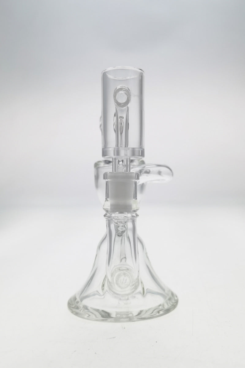 TAG 4.5" Mini Inline Recycler Dab Rig with 10MM Female Joint - Front View