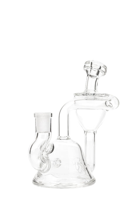 TAG 4.5" Mini Inline Recycler Dab Rig with 10MM Female Joint - Front View