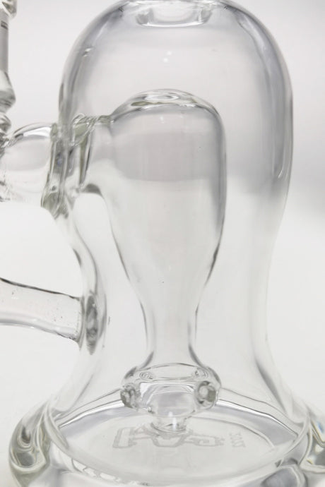 TAG 5" UFO Micro Ball Rig with Showerhead Percolator and Bellow Base, 10MM Female Joint - Close-up