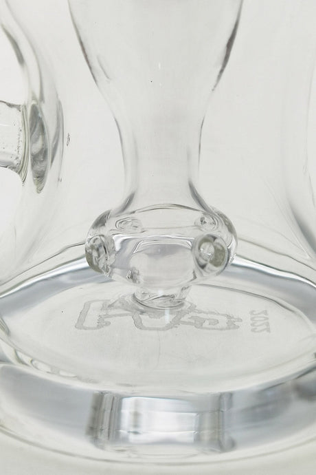 Close-up of TAG 5" UFO Micro Ball Rig base with 6 hole percolator and 10MM female joint