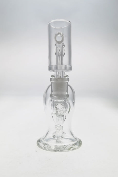 TAG 5" 6 Hole UFO Micro Ball Rig with Showerhead Percolator and Bellow Base, 10MM Female Joint