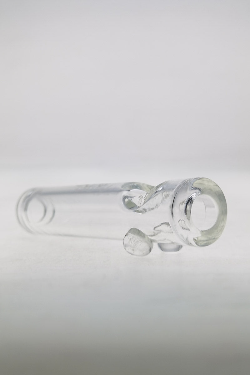 TAG 5" Borosilicate Glass Steam Roller, 4mm Thick with Single Hole - Side View