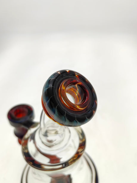 TAG 5" Super Slit UFO Banger Hanger, 60x5MM, 14MM Female, top-down view showing intricate percolator design