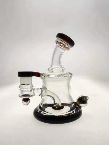 TAG 5" Super Slit UFO Banger Hanger, 60x5MM with Showerhead Percolator, Front View