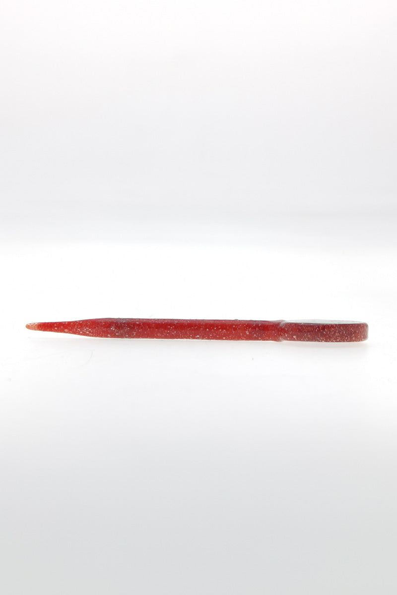 TAG 5.5" Quartz Banger Carb Cap Dabber, 20MM, Red Speckled, Front View