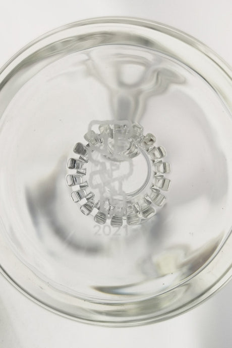 TAG 5.5" Super Slit Froth Puck Rig with Showerhead Percolator Top View
