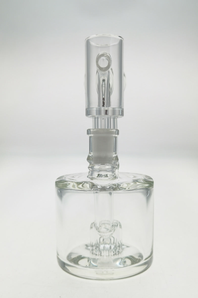 TAG 5.5" Super Slit Froth Puck Rig with Showerhead Percolator, Front View on White Background