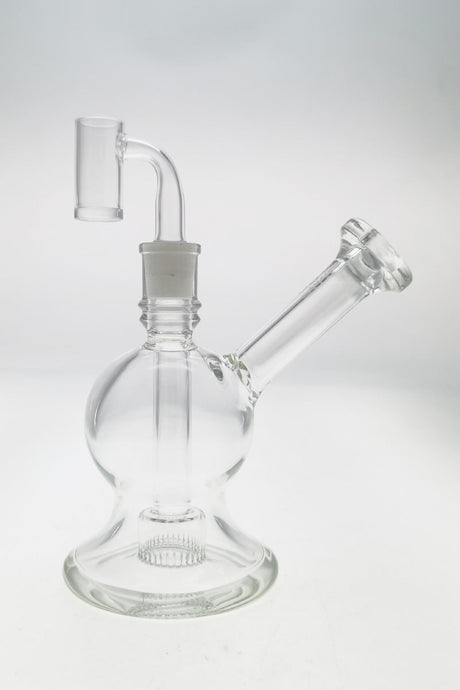 TAG 6" Clear Glass Globe Rig with Fixed Froth Showerhead Percolator and 14MM Female Joint