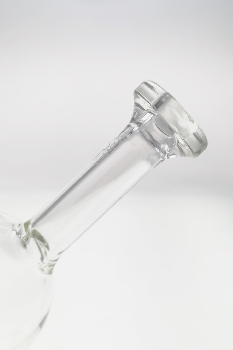 TAG 6" Bellow Globe Rig with Fixed Froth Showerhead, 14MM Female Joint, Close-Up Side View