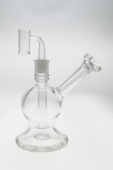 TAG 6" Bellow Globe Rig with Fixed Froth Showerhead, 14MM Female Joint, Side View