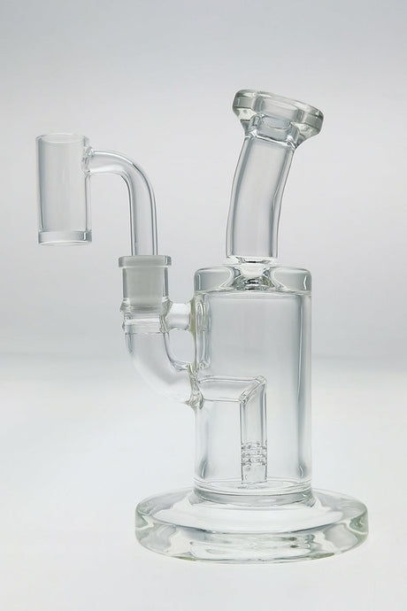 TAG 6" Bent Neck Dab Rig with Fixed Multiplying Diffuser, 10MM Female Joint, Front View