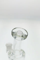 Close-up of Thick Ass Glass 6" Bent Neck Dab Rig with 10mm Female Joint and Diffuser