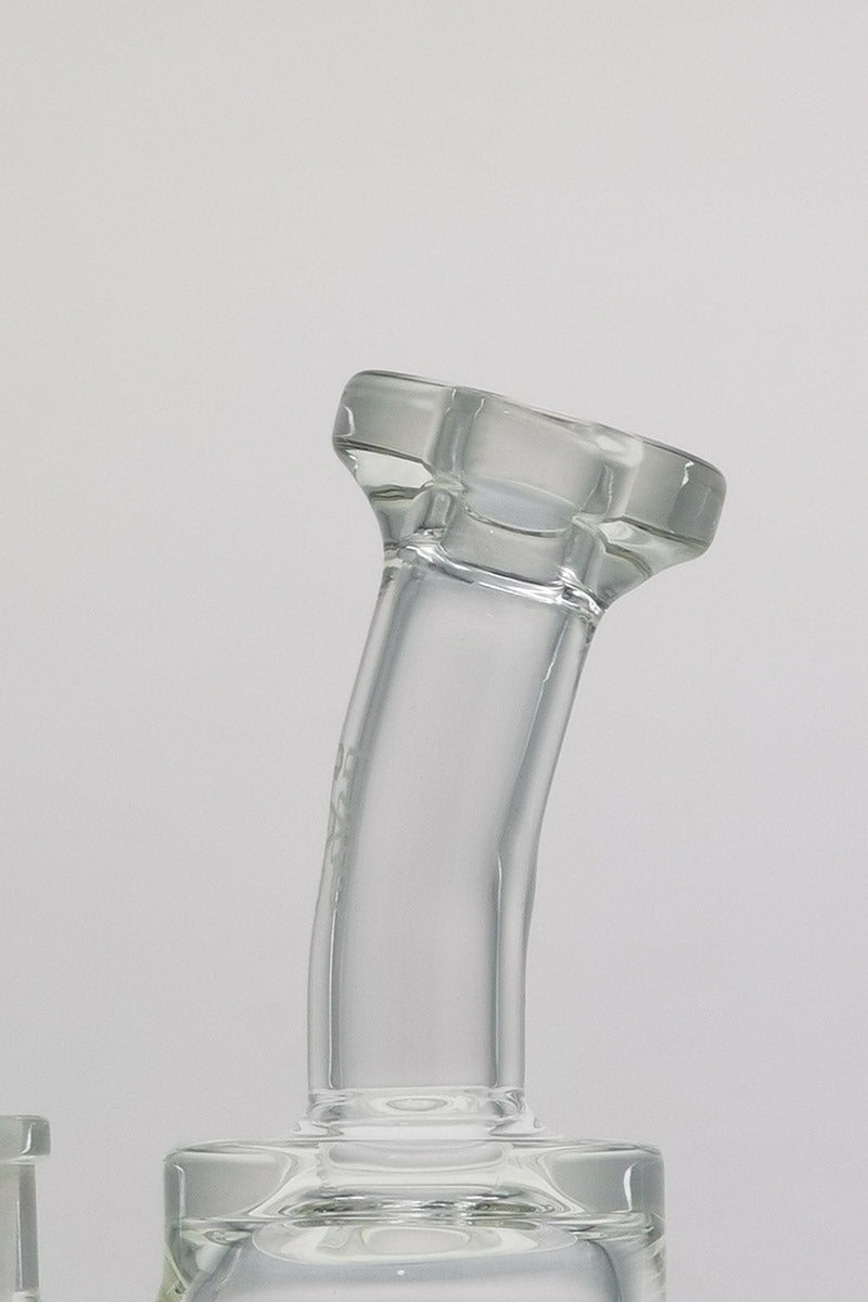 TAG 6" Bent Neck Dab Rig with Fixed Multiplying Diffuser, 10MM Female Joint, Close-Up