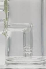 TAG 6" Bent Neck Dab Rig with Multiplying Diffuser Close-up Side View