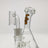 TAG 6" Bent Neck Beaker Dab Rig with Fixed Stem and Orange Label - 14MM Female Joint