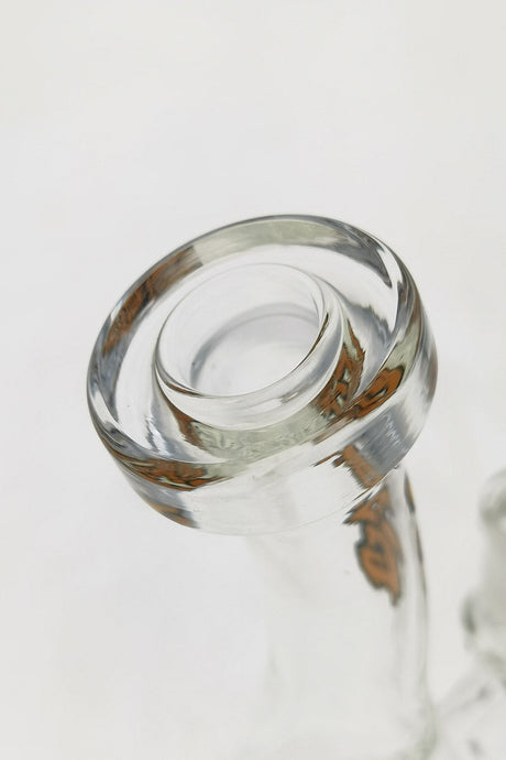 TAG 6" Bent Neck Beaker with Fixed Stem, 14MM Female Joint, Clear Quartz