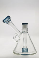 TAG 6" Fixed Showerhead Puck Pyramid Rig with Quartz Banger Side View
