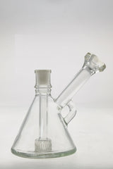 TAG 6" Fixed Showerhead Puck Pyramid Dab Rig with 14MM Male Joint, Side View