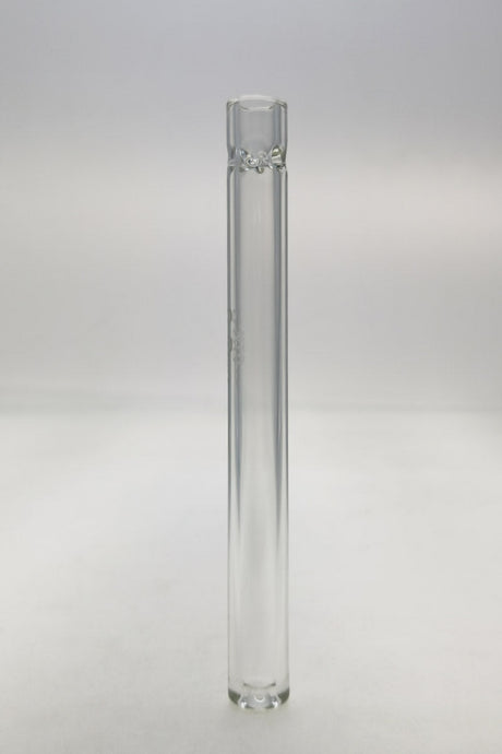 TAG 6" One Hitter Chillum Front View with Pinched Screen, Durable 16x3MM Glass