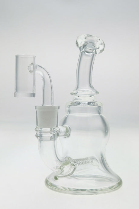 Thick Ass Glass - Compact 6.5" Bellow Bubble Dab Rig (14MM Female)