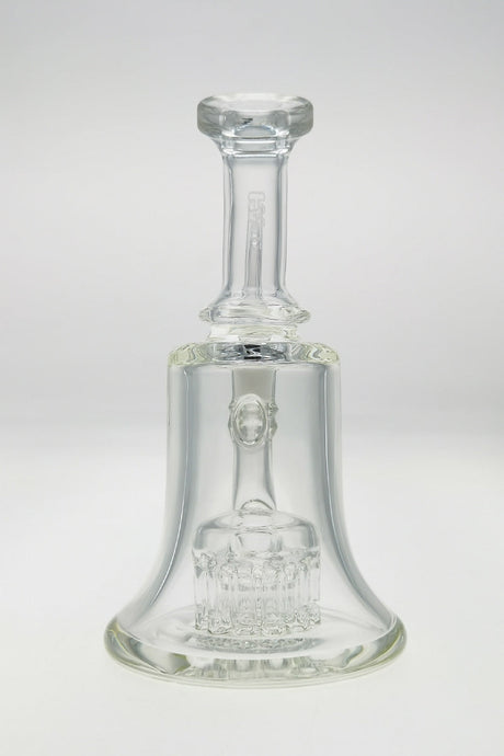TAG 6.5" Bent Neck Bong with 12-Arm Diffuser and Bellow Base, 50x5MM, Front View