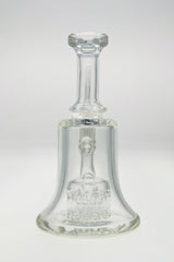 TAG 6.5" Bent Neck Bong with 12-Arm Diffuser and Bellow Base, 50x5MM, Front View
