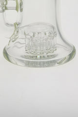 Close-up of TAG 6.5" Bent Neck Bong with 12-Arm Diffuser and Bellow Base, 50x5MM