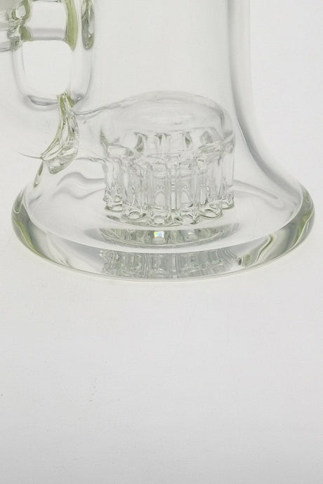 Close-up of TAG 6.5" Bent Neck Bong with 12-Arm Diffuser and Bellow Base, 50x5MM