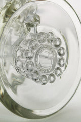 Close-up of TAG Bent Neck Bong with 12-Arm Diffuser and Bellow Base, 50x5MM