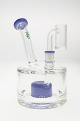 TAG 6.5" Super Slit Froth Puck Rig with Showerhead Percolator and Clear Glass